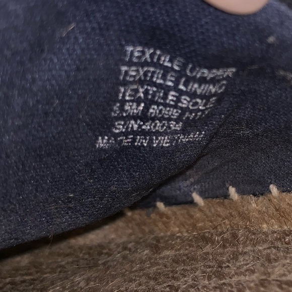 Tory Burch Slip On Espadrilles - Navy Blue Black Size 5.5 Women’s - Picture 8 of 10